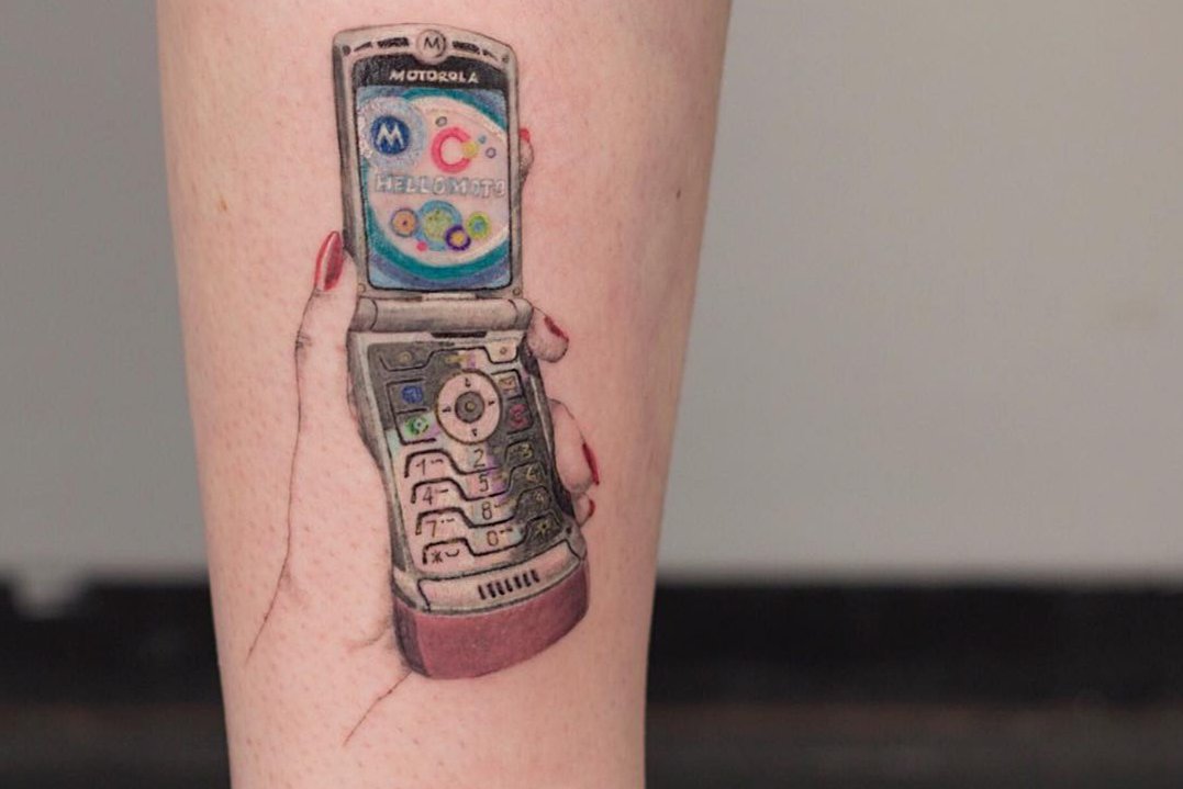Telefon Tattoo vorlagen