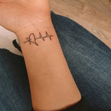 Herzschlag Tattoo vorlagen