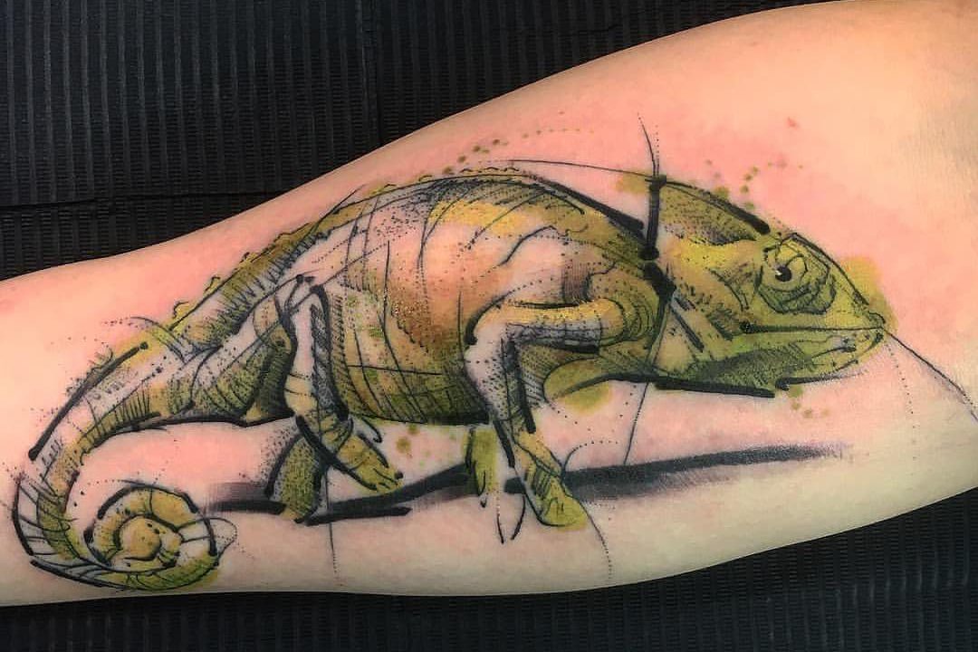 Chamäleon Tattoo bedeutung