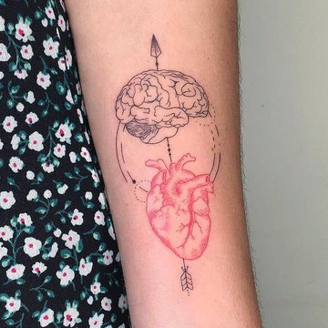 Gehirn Tattoo bedeutung