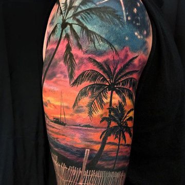 Palme Tattoo vorlagen