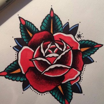 Roter Rose Tattoo Bedeutung