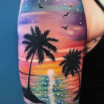 Palme Tattoo vorlagen
