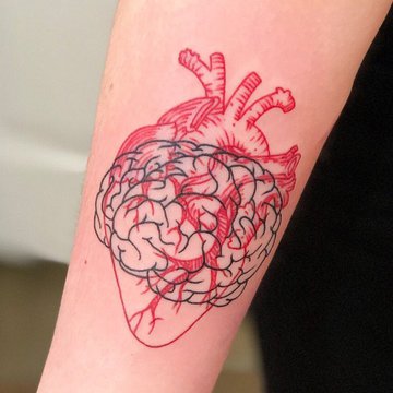 Gehirn Tattoo bedeutung