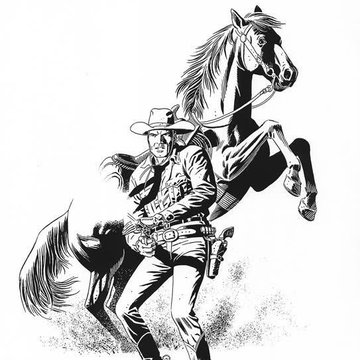 Cowboy Tattoo Vorlagen