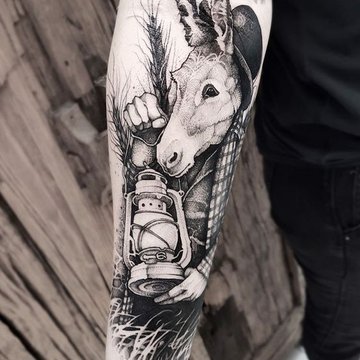 Esel Tattoo bedeutung