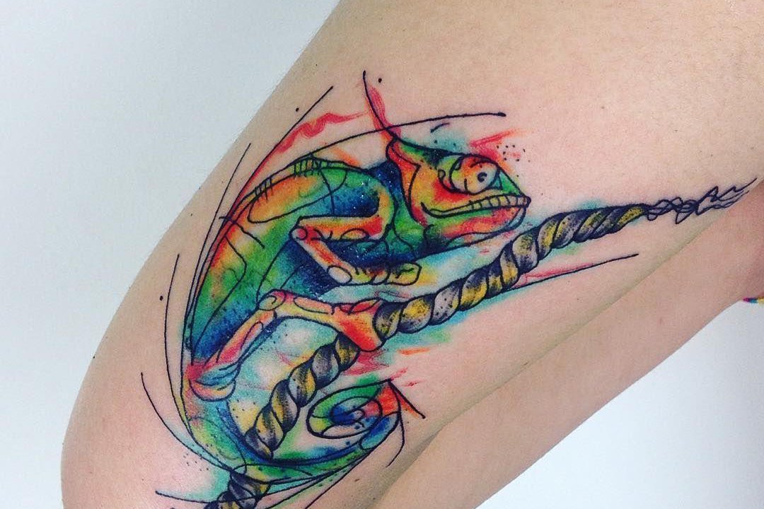 Chamäleon Tattoo bedeutung