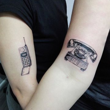 Telefon Tattoo vorlagen