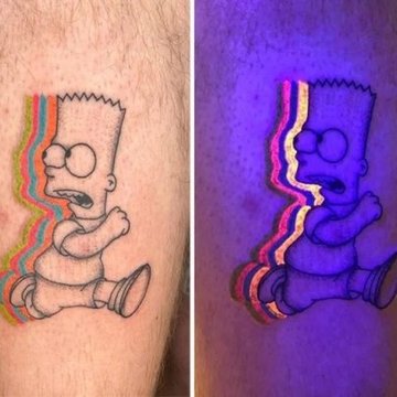 Schwarzlicht Tattoo