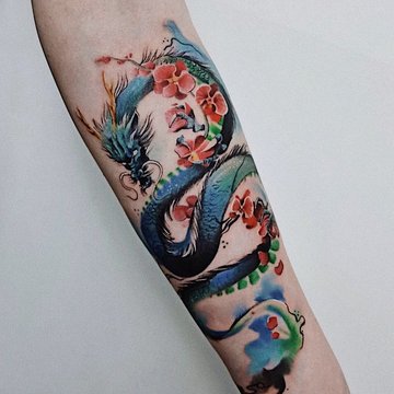Frauenarm-Tattoos