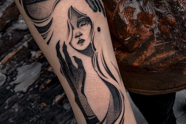 Männer-Arm-Tattoos