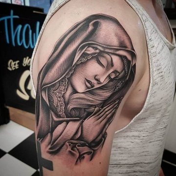 Tattoo Heilige Madonna