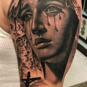 Tattoo Heilige Madonna