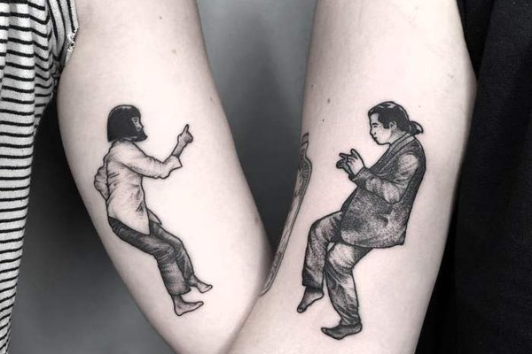 partner tattoo mann und frau