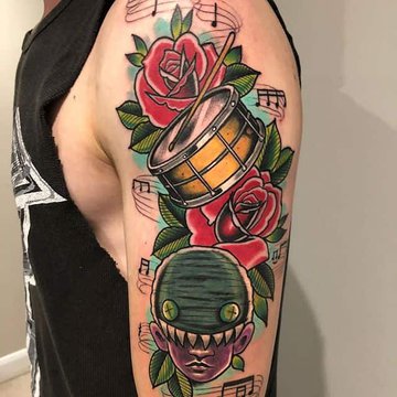 Trommel Tattoo Bedeutung