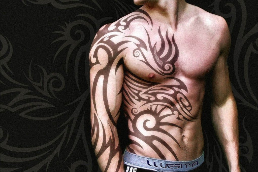 tribal tattoo männer