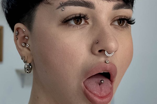 Zungen piercing