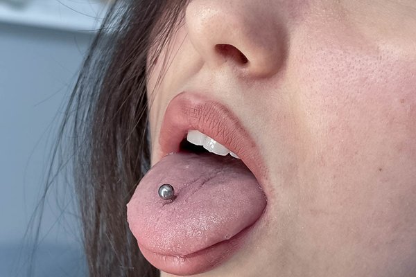 Zungen piercing