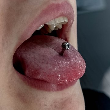 Zungen piercing
