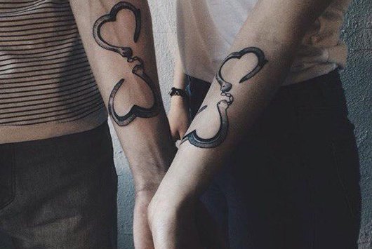 partner tattoo mann und frau