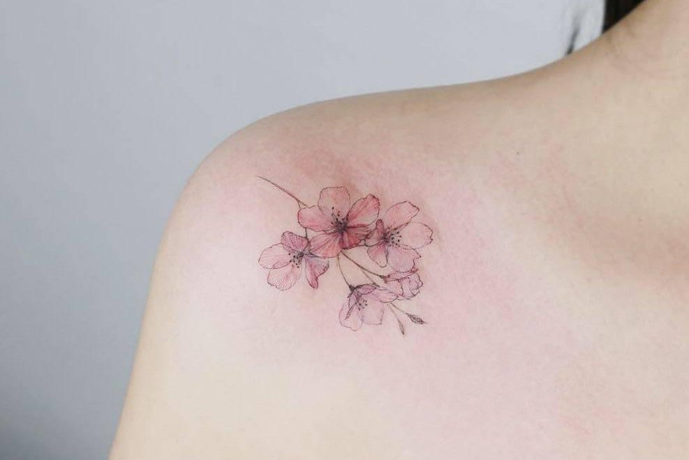 Kirschblüten Tattoo vorlagen