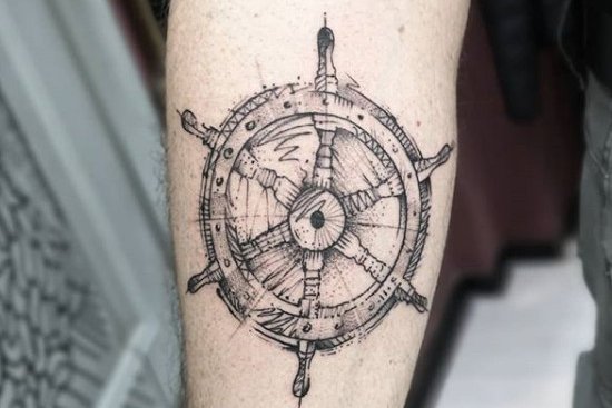 tattoo steuerrad bedeutung