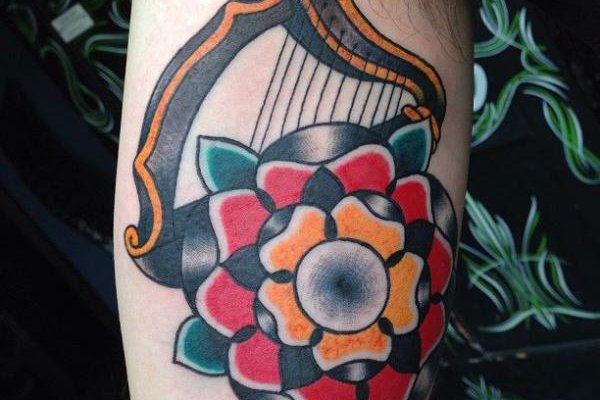 Harfe Tatto Bedeutung