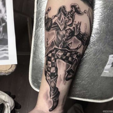 Tattoo-Skizze "Der Narr "