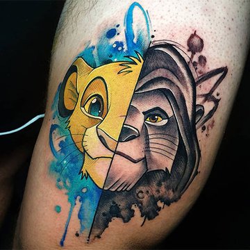 Zeichentrick Tattoo vorlagen
