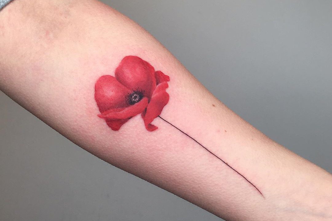Mohnblumen Tattoo bedeutung