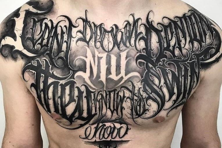 tattoo schriftarten fineline