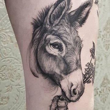 Esel Tattoo bedeutung