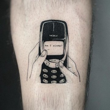 Telefon Tattoo vorlagen