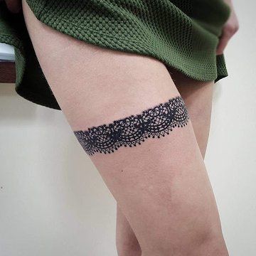 Strumpfband Tattoo vorlagen