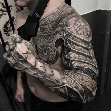 Rüstungen Tattoo Bedeutung