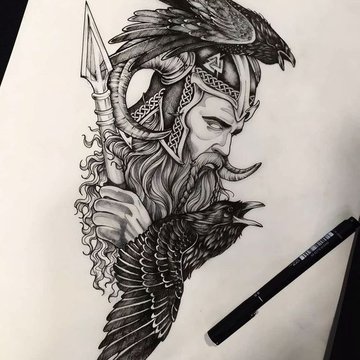 wikinger tattoos vorlagen