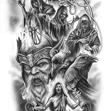 wikinger tattoos vorlagen
